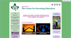 Desktop Screenshot of centerforparentingeducation.org