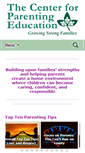 Mobile Screenshot of centerforparentingeducation.org